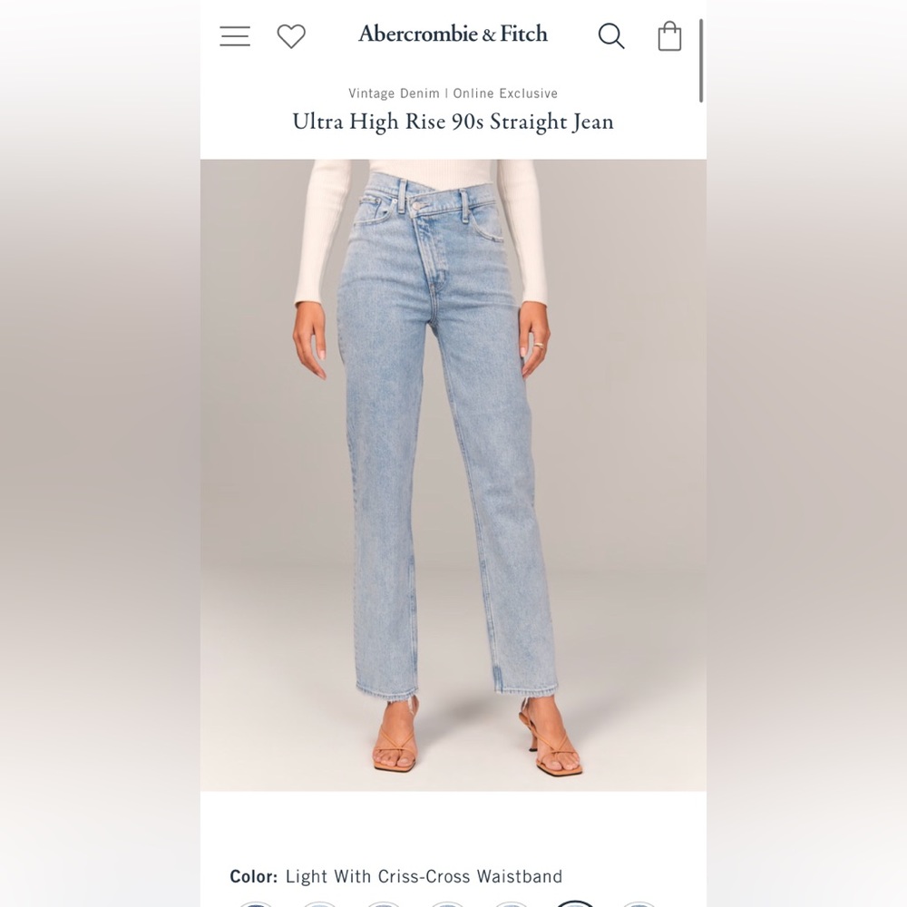 Abercrombie high waisted Jeans